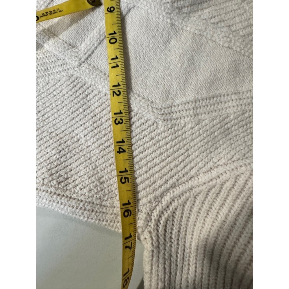 Ted Baker Ohavia Ivory Peplum Sweater Long Sleeve Size 4 - Picture 9 of 13